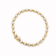 14K Yellow Gold Tennis Bracelet - LGG Jewelry